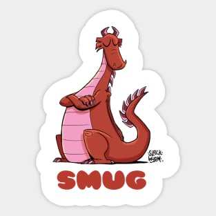 Smug Wyrm Sticker